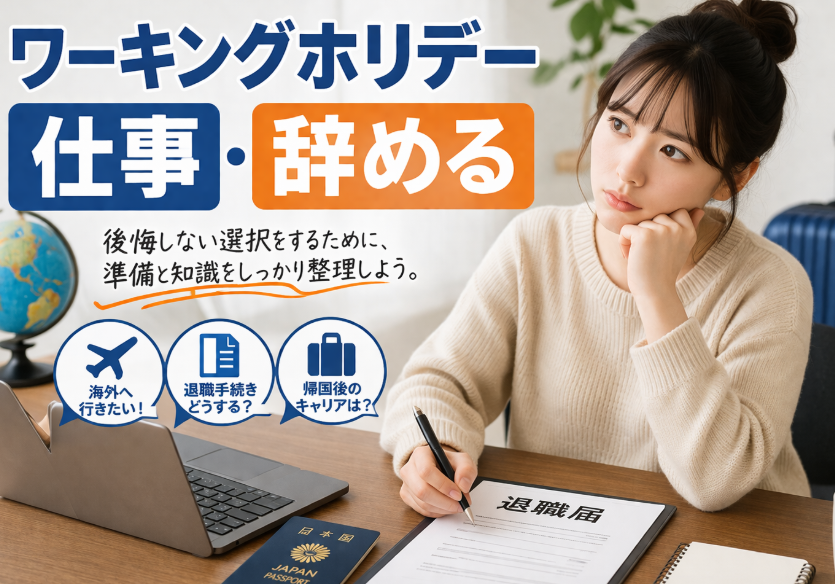 ワーキング ホリデー 仕事 辞める